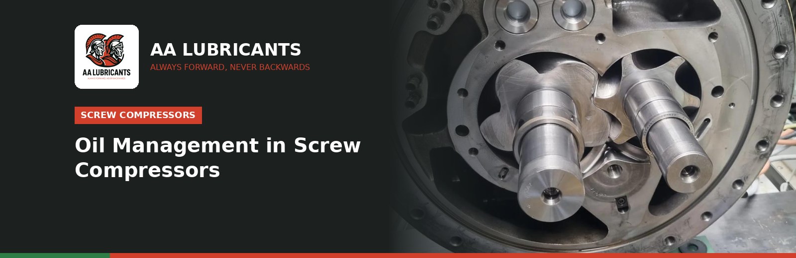 Oil Management in Screw Compressors: Separation, Cooling and Oil Analysis